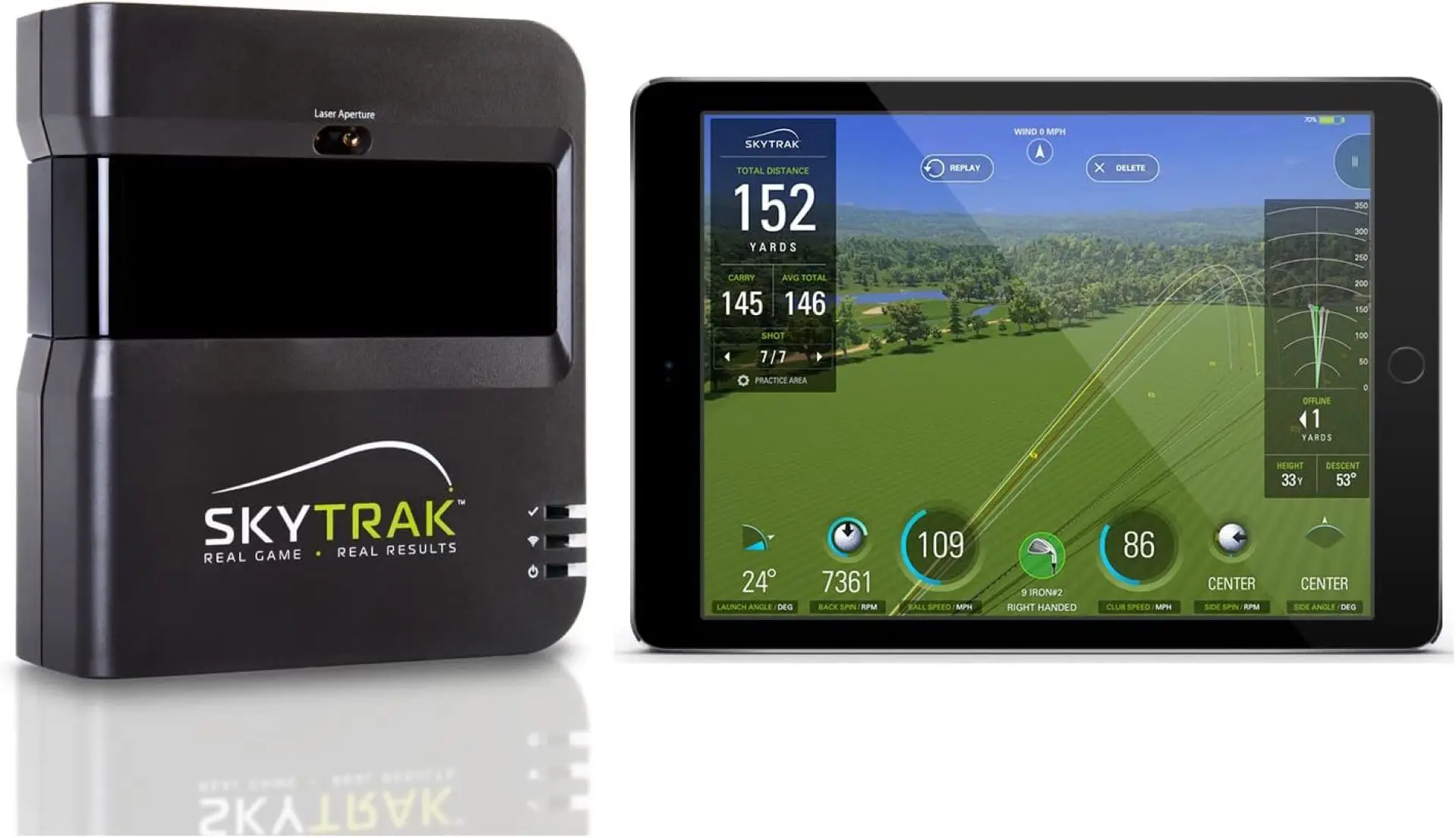 

Совершенно новый Sky-Track Lançamento Monitor и гольф-симулятор, оригинальный.