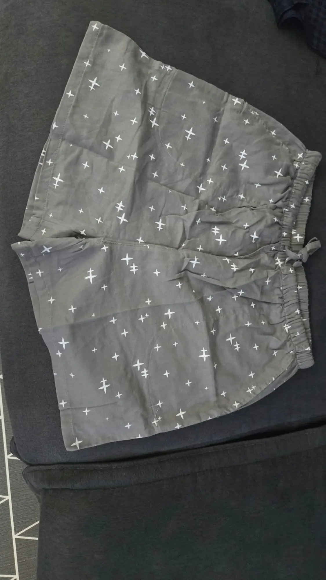 Couple Pajamas Summer Cotton Gauze Shorts Japanese Style Simple Elastic Waist Casual Large Size Lattice Men And Women Home Pants photo review
