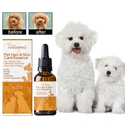 Pet Skin Care Liquid Coat Moisturizing Conditioner Fur Nourishing Skin Repair Promote Hair Growth Anti Itch Dog Hair Care Serum