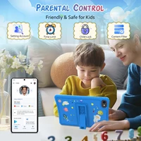 Tablette pour enfants KINGRID K10 10'' Android 15 4 Go de RAM + 8 Go extensibles 64 Go de ROM WiFi 5G Widevine L1 5000 mAh Tablette PC Android Contrôle parental 4