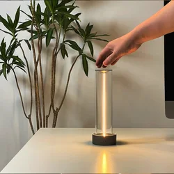 USB Rechargeable Desk Lamp Bedside Table Lamp NEW LIGHT Designed Large Charge Modern Nightstand Lights 3 Level Touch Dimmable