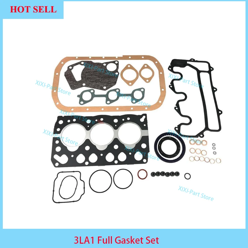 

3LA1 Full Gasket Kit Set For Isuzu Engine Piston Ring Cylinder Head Gasket Overhaul Rebuild Kit 70*2+1.5+3.5