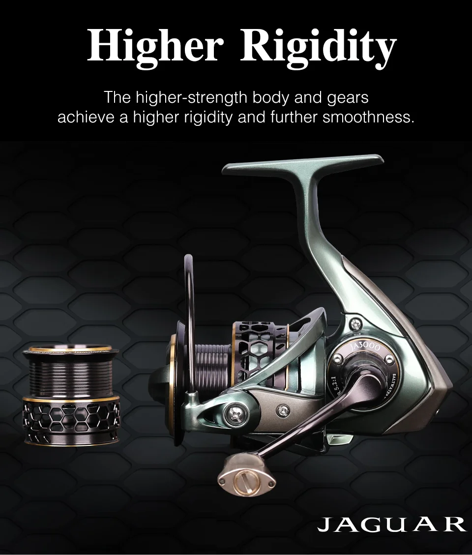 TSURINOYA 2 Spool Spinning Angeln Reel JAGUAR 1000 2000 3000 185G 6KG Max Carbon Drag Karpfen Salzwasser Reel bass Hecht Rad – Detail 10