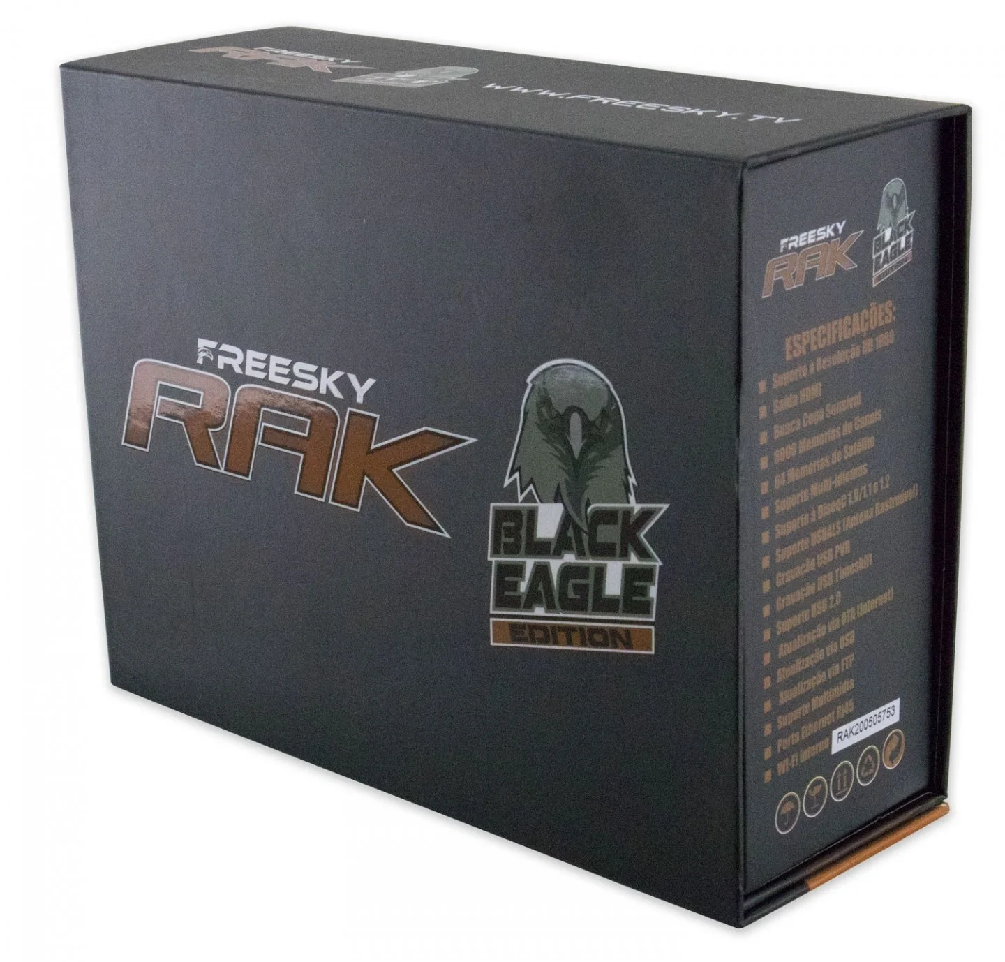 جهاز استقبال Freesky Rak Black Eagle HD Wi-Fi EXCLUSIVE CS