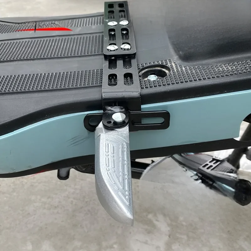 AliExpress Electric Bike Folding Pedal Ebike Aluminum Alloy Anti Slip Folding Footrest Electric Bicycle Accessori Scalable