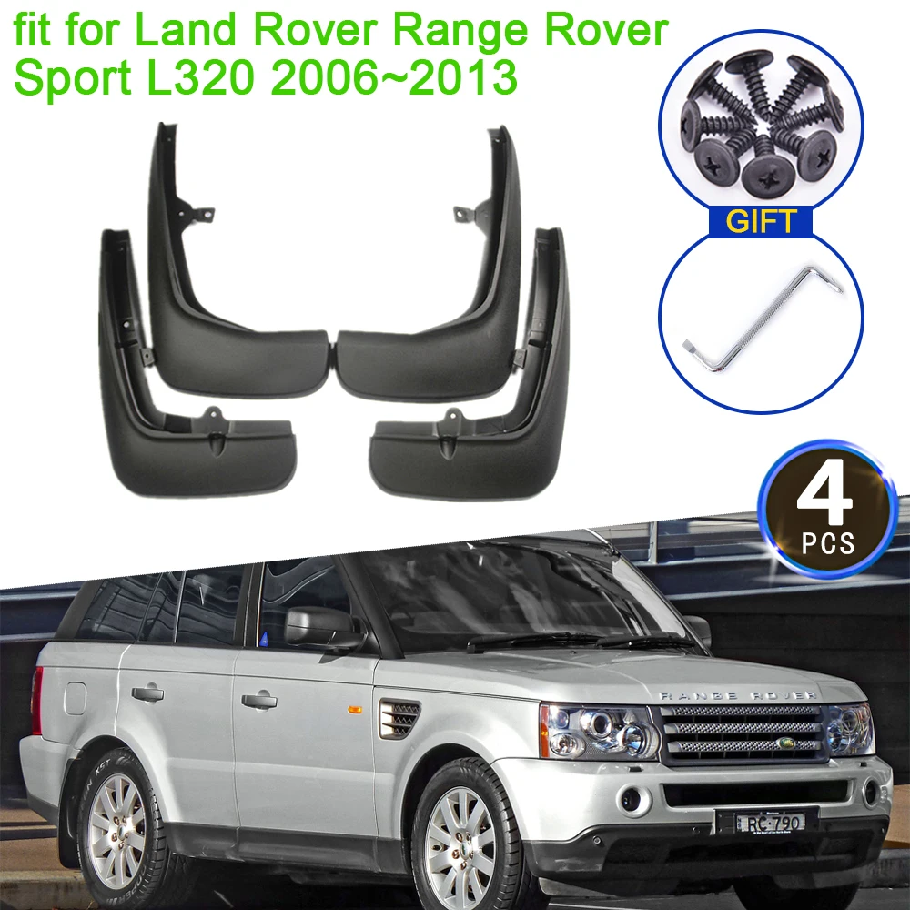 

4x для Land Rover Range Rover Sport L320 2006 2007 2008 2009 2010 2011 2012 2013 Брызговики Flare Брызговики Guard Splash Fenders