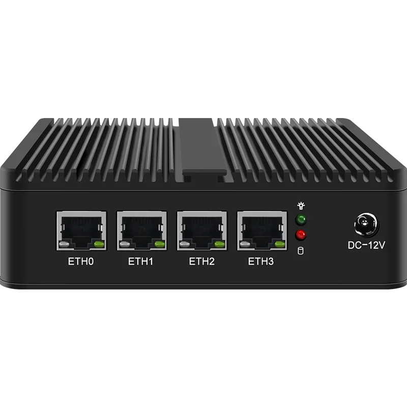 CWWK J4125 Fanless 2.5G Router Nano Mini PC 4 Intel i225-V B3 2.5GbE Nics pfSense Firewall Router