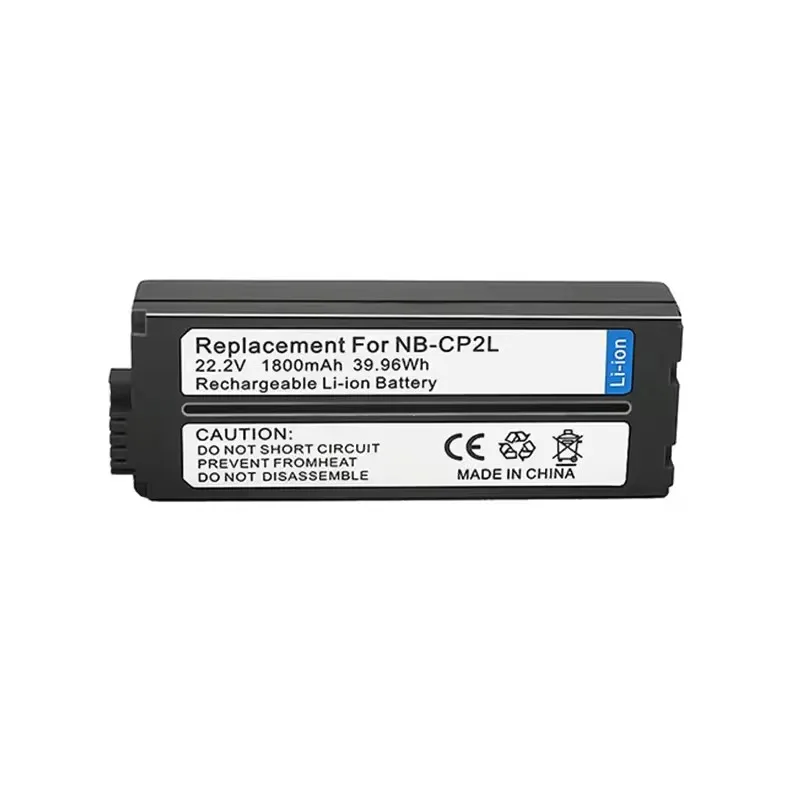 Stock Selphy Printer Lithium Type 12 Months Warranty Rechargeable Camera Battery NB-CP2L 1800mAh Li-ion 39.96WH 22.2V