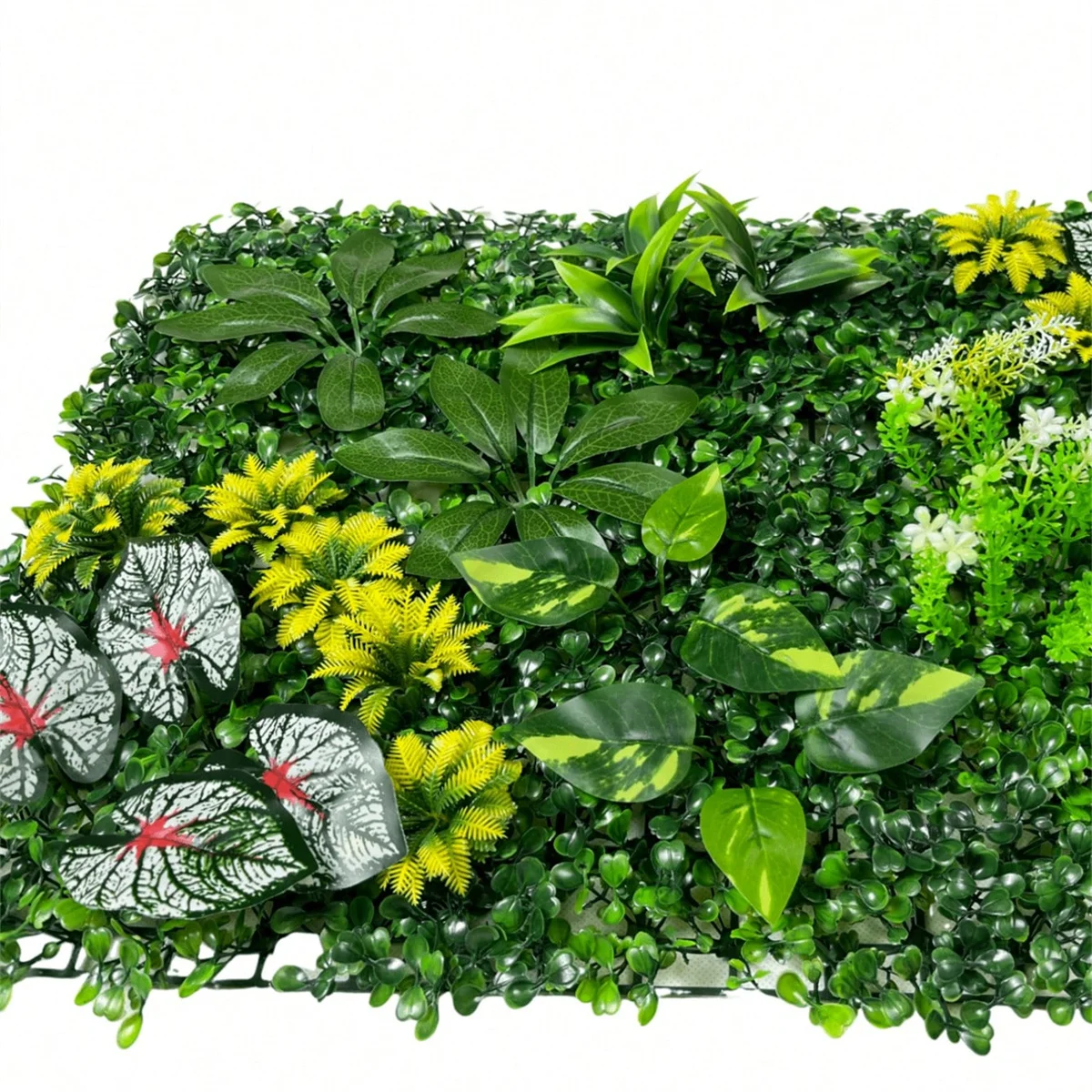 1pc Künstliche Pflanze Wand Panels Buchsbaum Hecke Wand Panels Privatsphäre Bildschirm Zaun Hintergrund für Outdoor Garten Hinterhof Dekor – Detail 10