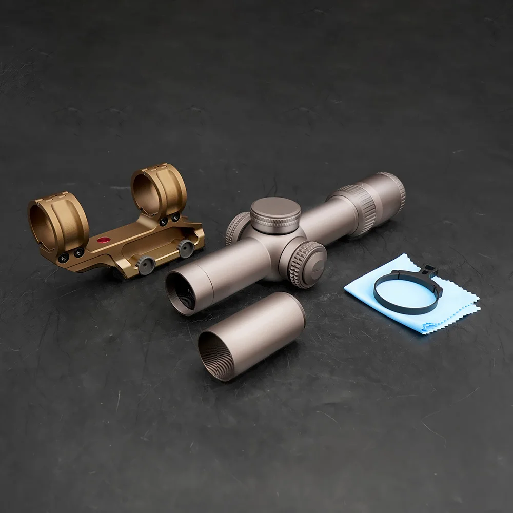NONE Rz HD Gen III 1-10x24 FFP LPVO Rifle Scope Red EBR-9 mRad 4