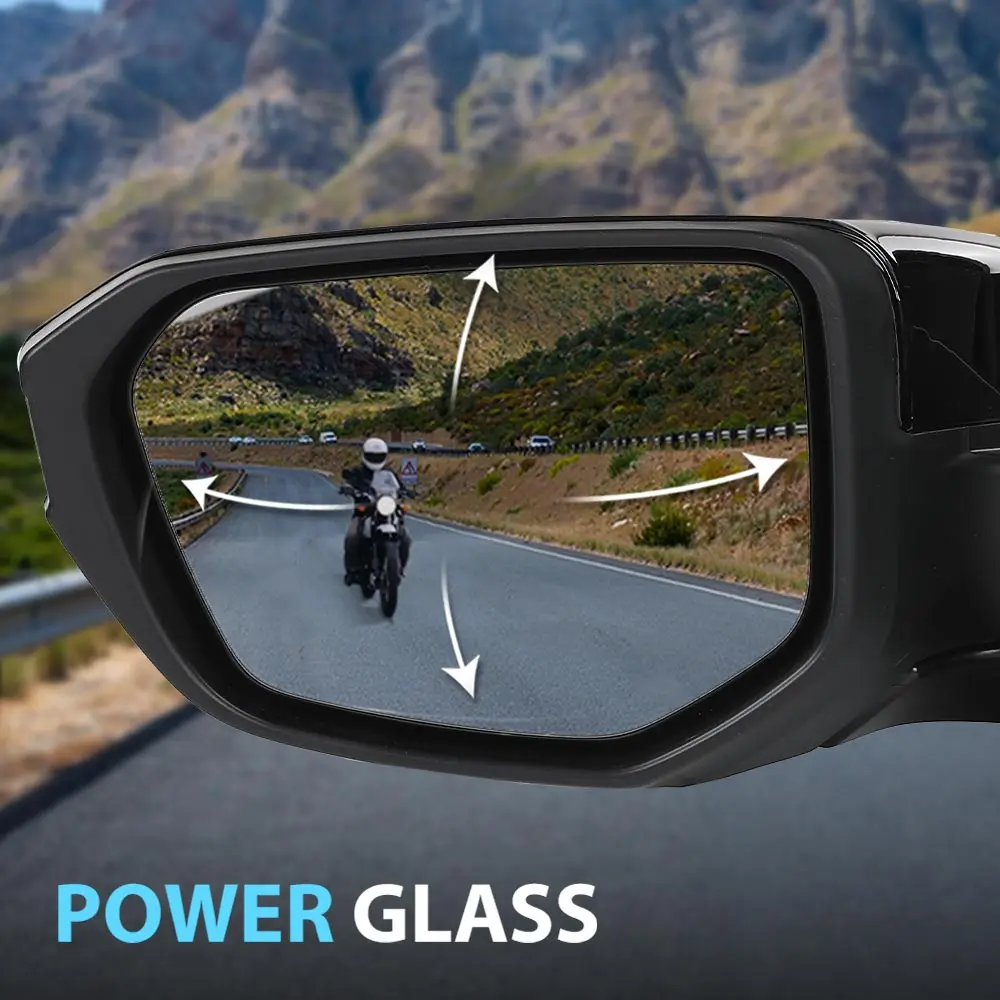 

Зеркало с подогревом со стороны водителя W/5-контактный, подходит для Honda Civic 16-21 1,5 2,0 л, левая сторона, ABS, глянцевый черный, ручная складка