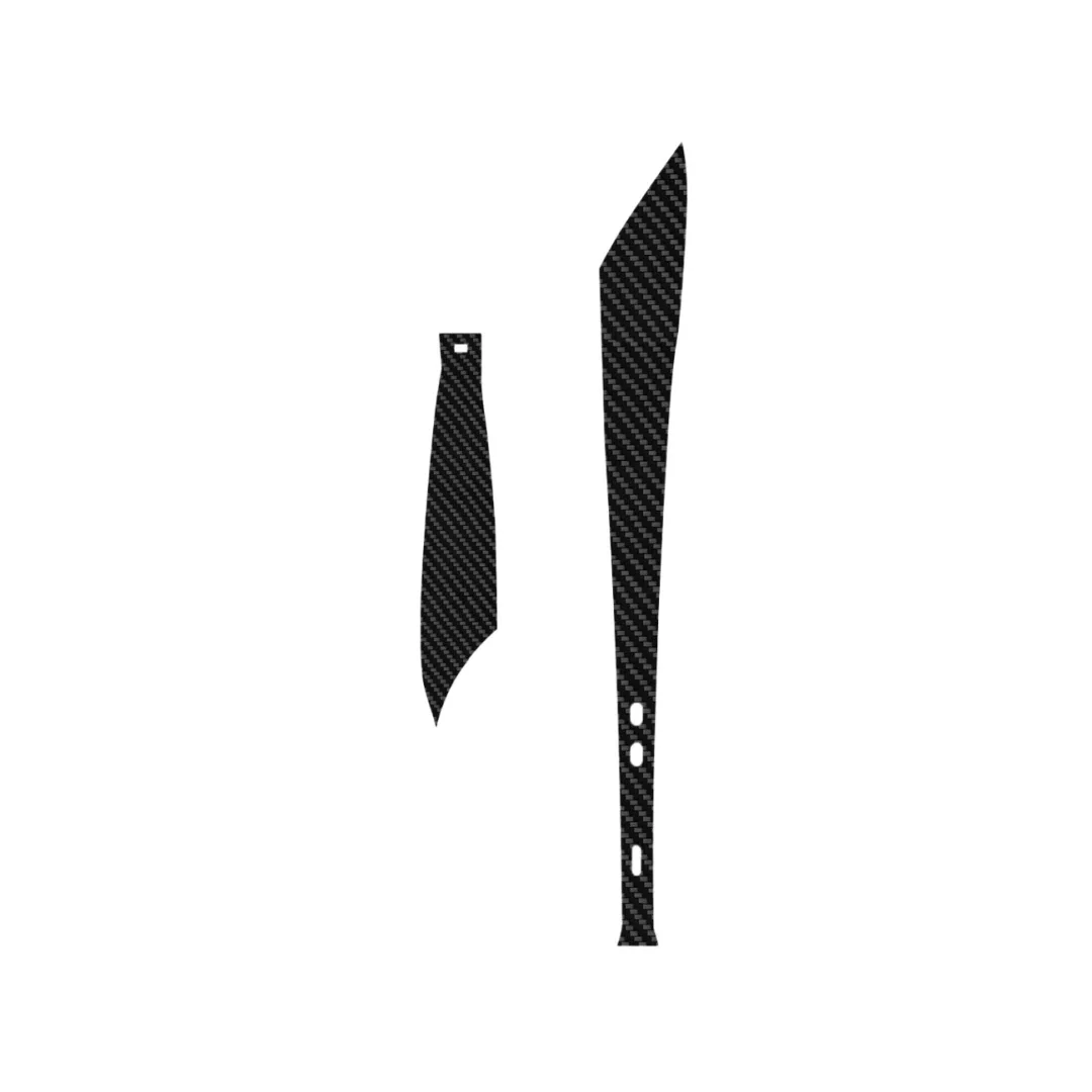 Autocollant central universel pour Console de jeu PS5 Pro, deux Versions, noir et Fiber de carbone, anti-poussière et anti-saleté