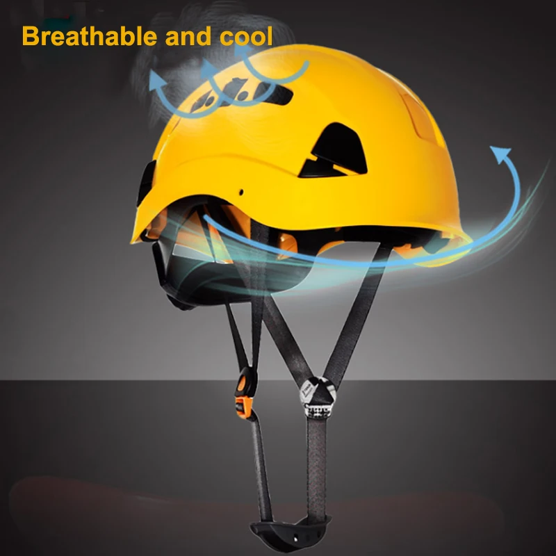 ABS Protective Helmets Hard Hat High Quality Safety Helmet With Goggles Construction Work Cap For Riding Working Climbing