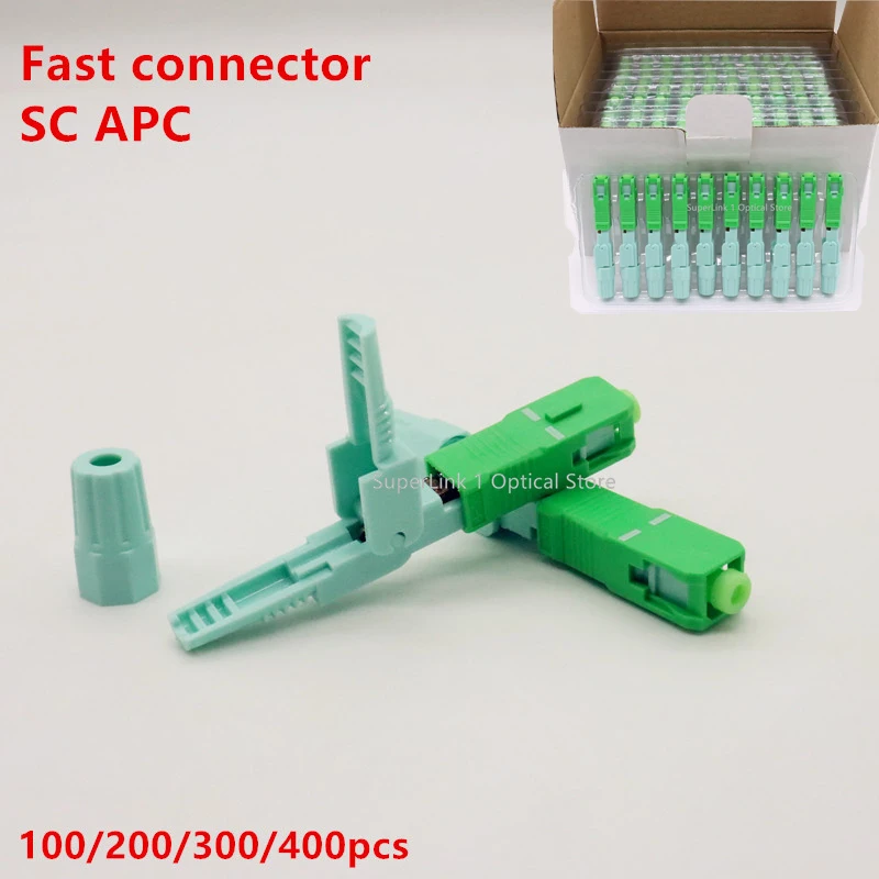 NEW Fast Connector  sc apc fiber optic single-mode Cold Connector optical fiber connector Ftth tool  SC APC Free Shipping