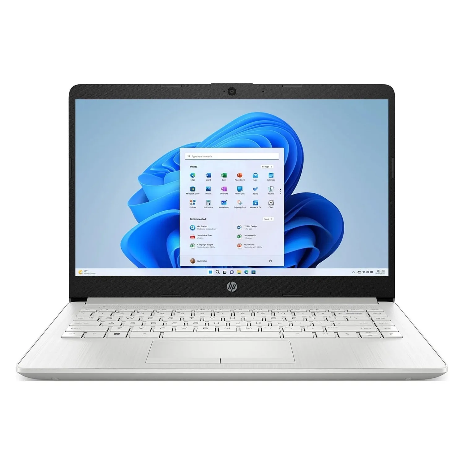 Laptop empresarial HP de 14", Intel Celeron N4120, 16 GB de RAM, armazenamento de 320 GB (64 GB eMMC + 256 GB USB), escritório de 1 ano 365