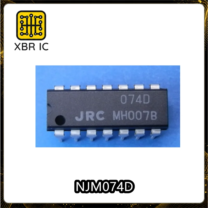 (15/40 pieces) NJM074D Operational Amplifier Chip IC DIP-14 Brand New Original In Stock Fast Shipping