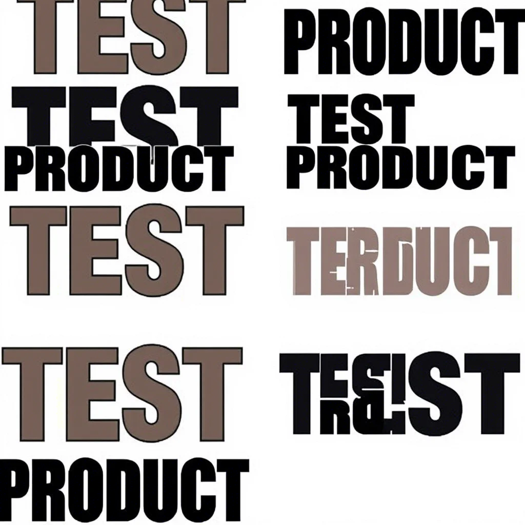 Auswahl des Testprodukts 5, für Autotests