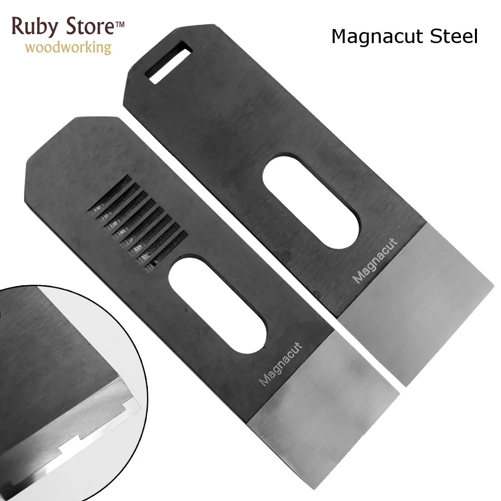

NEW Upgraded, Premium Magnacut Block Plane Spare Blade Replacement for Low Angle 12° and Standard Angle 20° Hand Plane