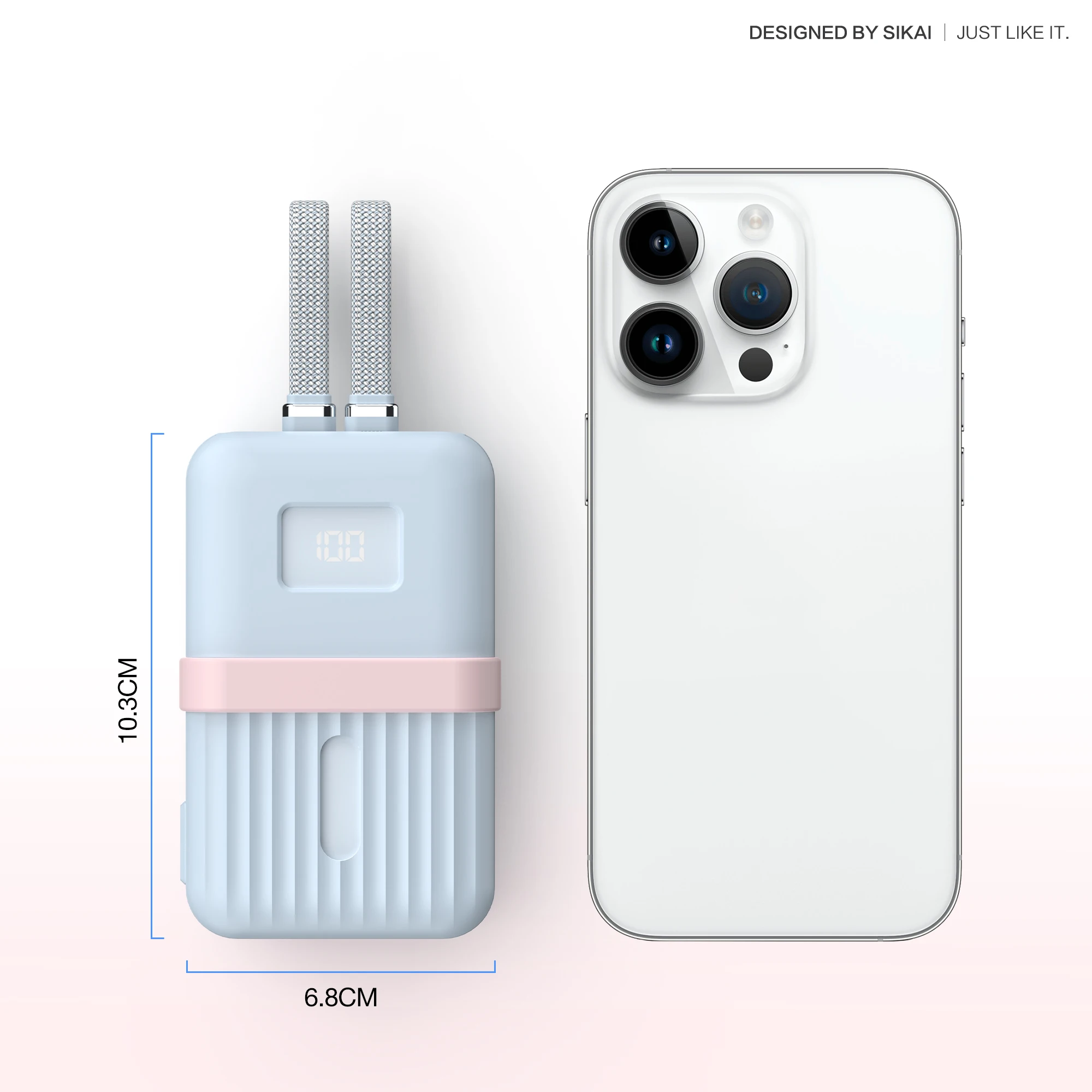 SIKAI Silicone Case For Anker Nano Power Bank 10,000mAh 30W USB-C Portable Charger with Built-In Cable Shockproof Travel Case view 6