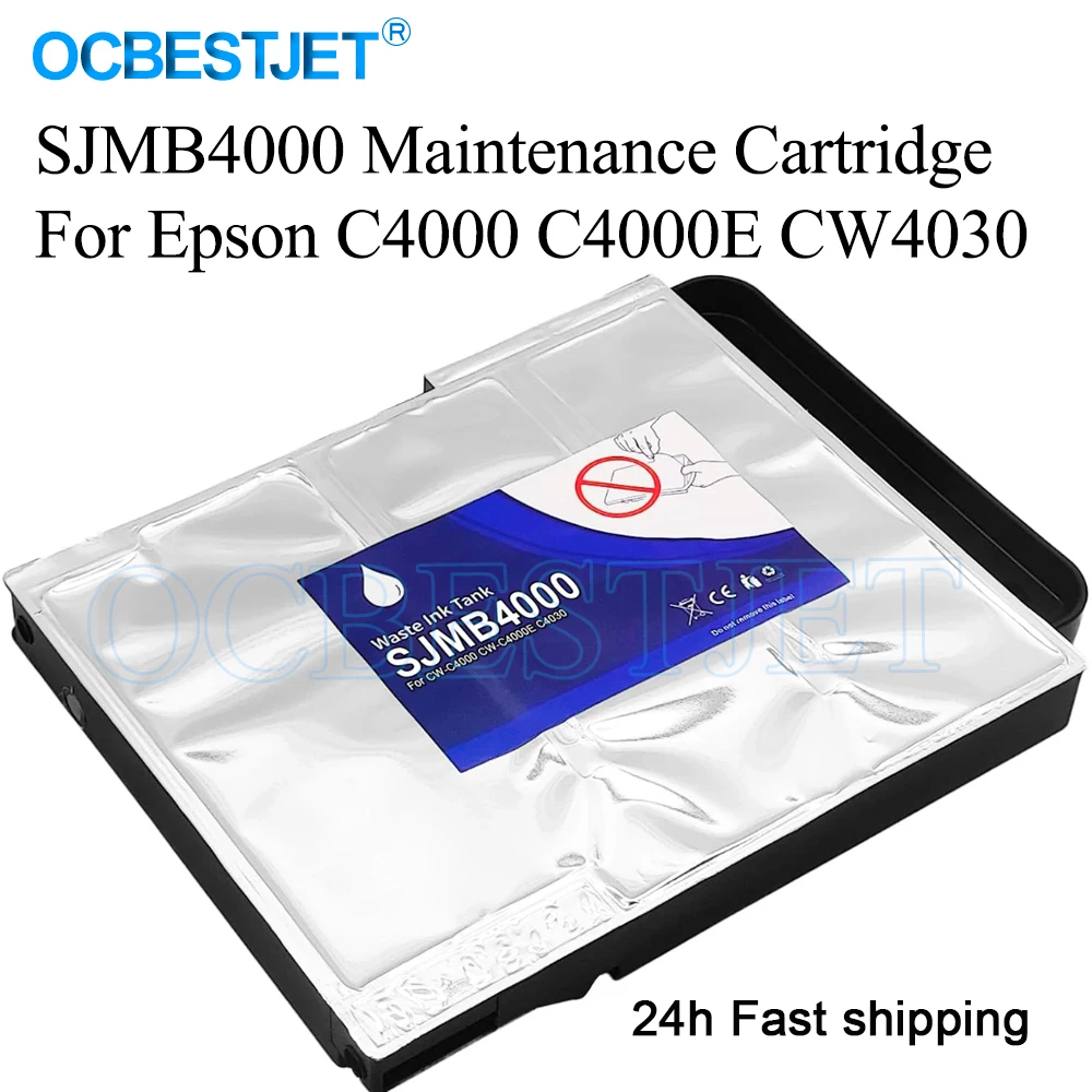 

For Epson SJMB4000 Maintenance Cartridge Tank For Epson ColorWorks C4000 C4000E CW4030 Printer C33S021601 Maintenance Tank