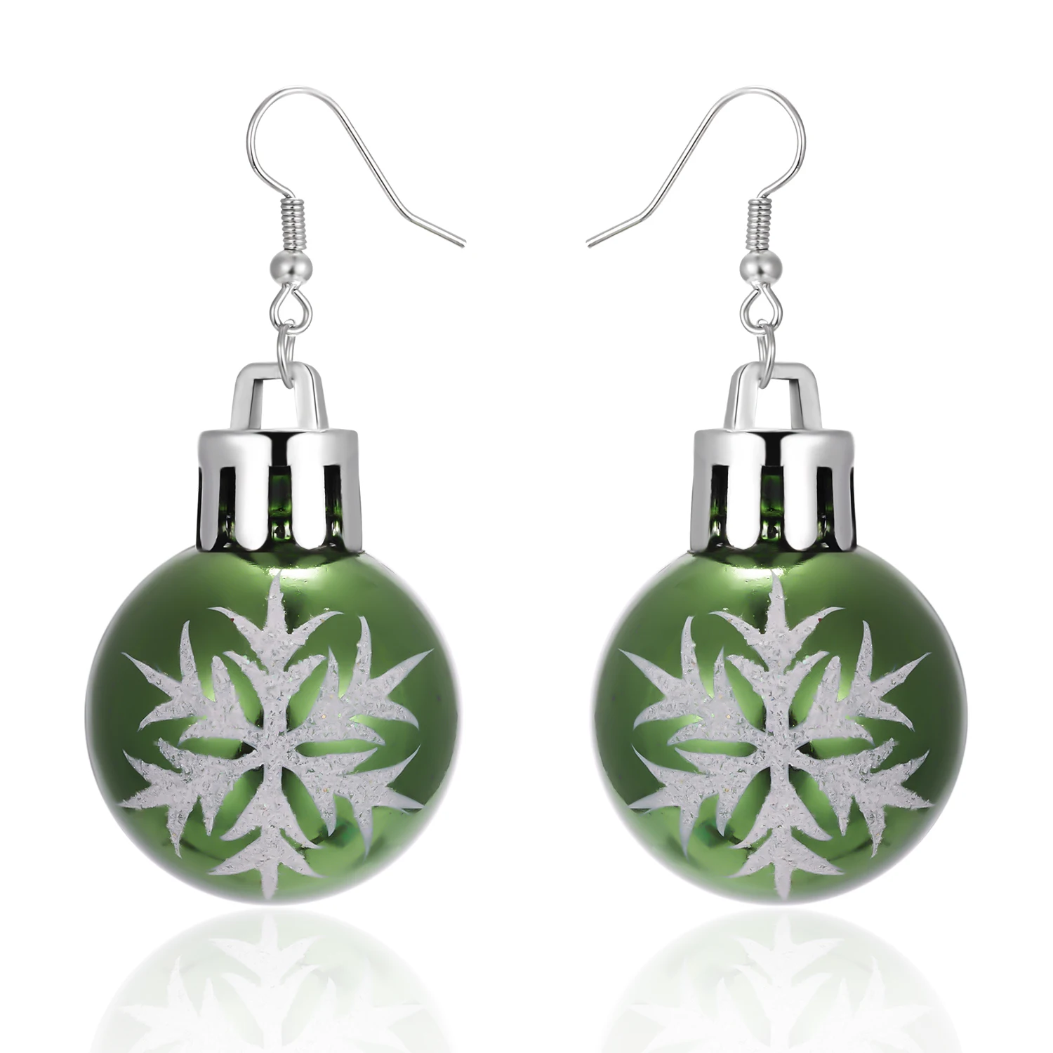 Frohe Weihnachten Bunte Glühbirnen-Kugel-Ohrringe für Frauen Luxuriöse Kreative Ohrringe Neujahrsparty-Schmuck – Detail 36