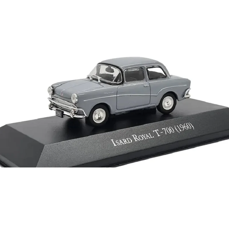 Salvat, Isard Royal T-700 1960, berline classique argentine, option économique au profil sportif, échelle 1:43, miniature en métal moulé sous pression, collection de voitures argentines inoubliables, sans boîte, emballage blister original pouvant être froissé, base
