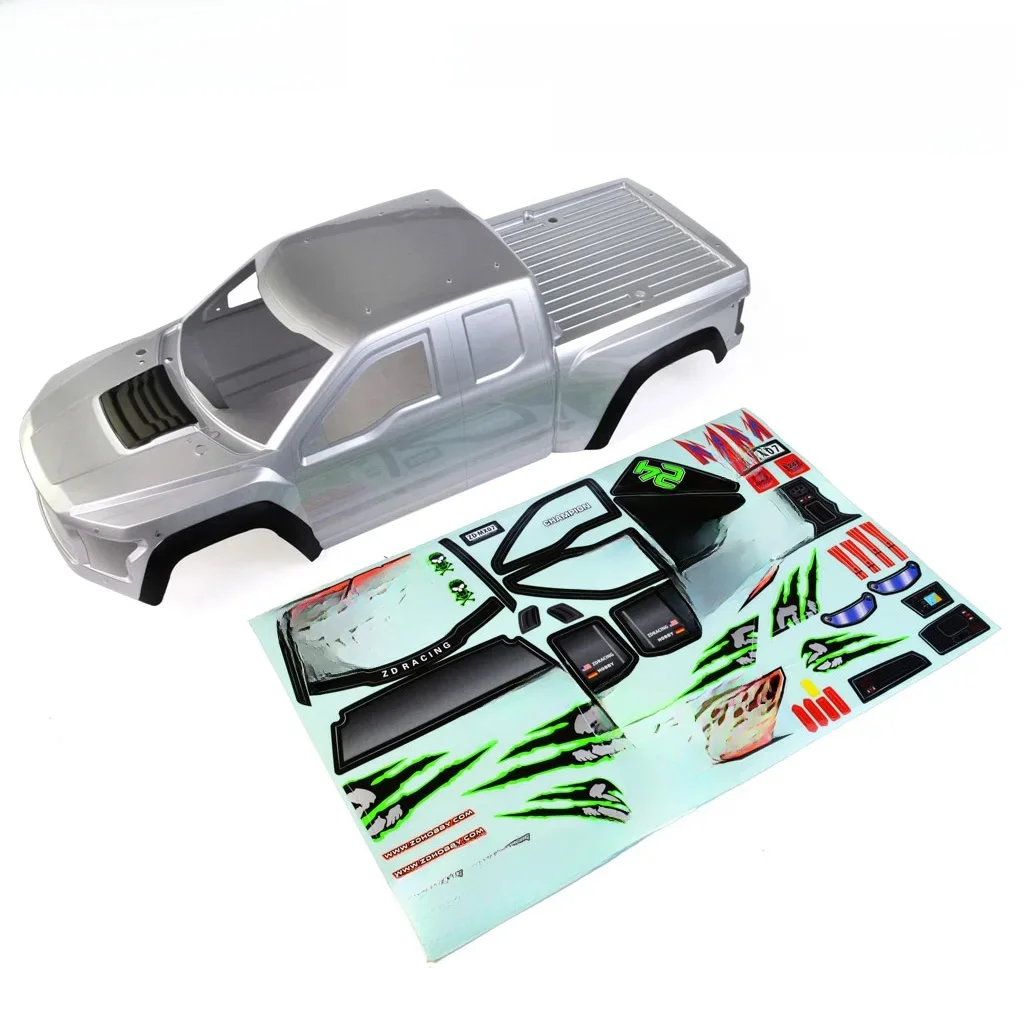 ZD Racing MX-07 1/7 Osłona nadwozia samochodu RC i naklejki MX07 Oryginalne części # 8757 — zdjęcie 2