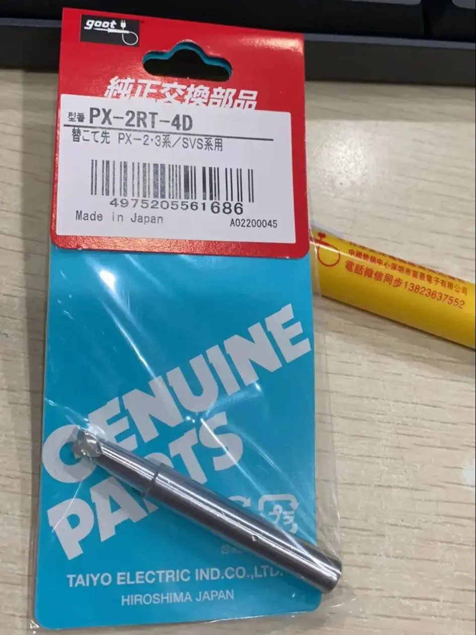 Japan GOOT PX-2RT-SB/BC/2C/1.6D/2.4D/3.2D Soldeirng Tips for PX-201/232/238/242/336 SVS-500 Soldering Iron Replacement Parts