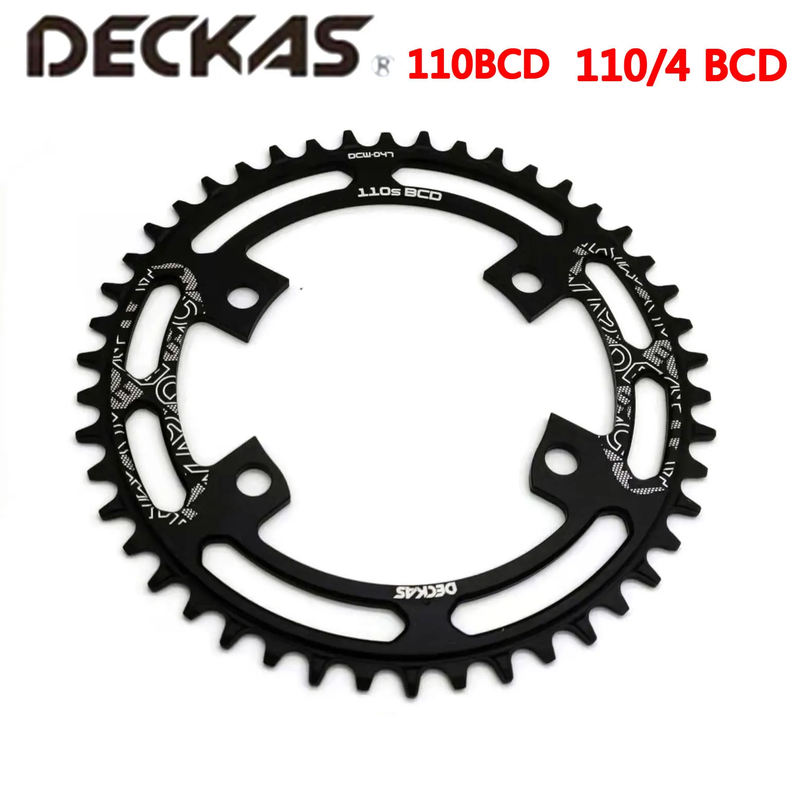 Deckas 110-4 BCD ロードバイク用 チェーンリング 36T-58T