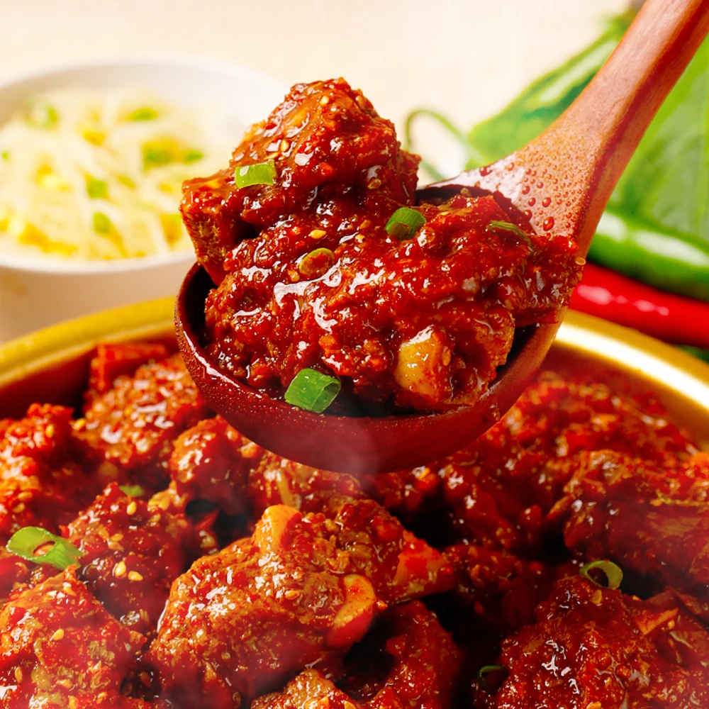 800g spicy seasoned steamed ribs in Dongin-dong, a special product in Daegu