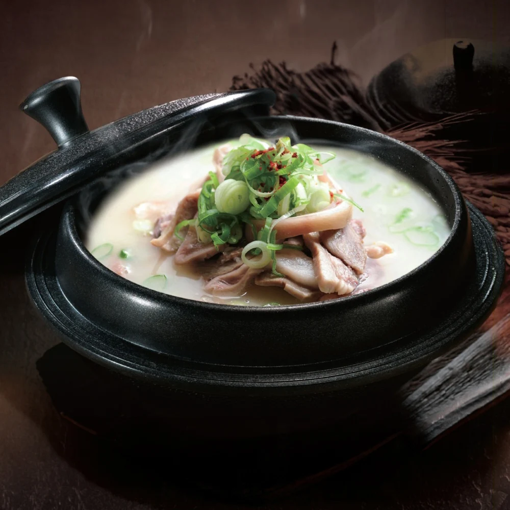 [Korea manufacturing] 600g of Pork intestine soup/Sundae Gukbap 600g of pure soup rice optional