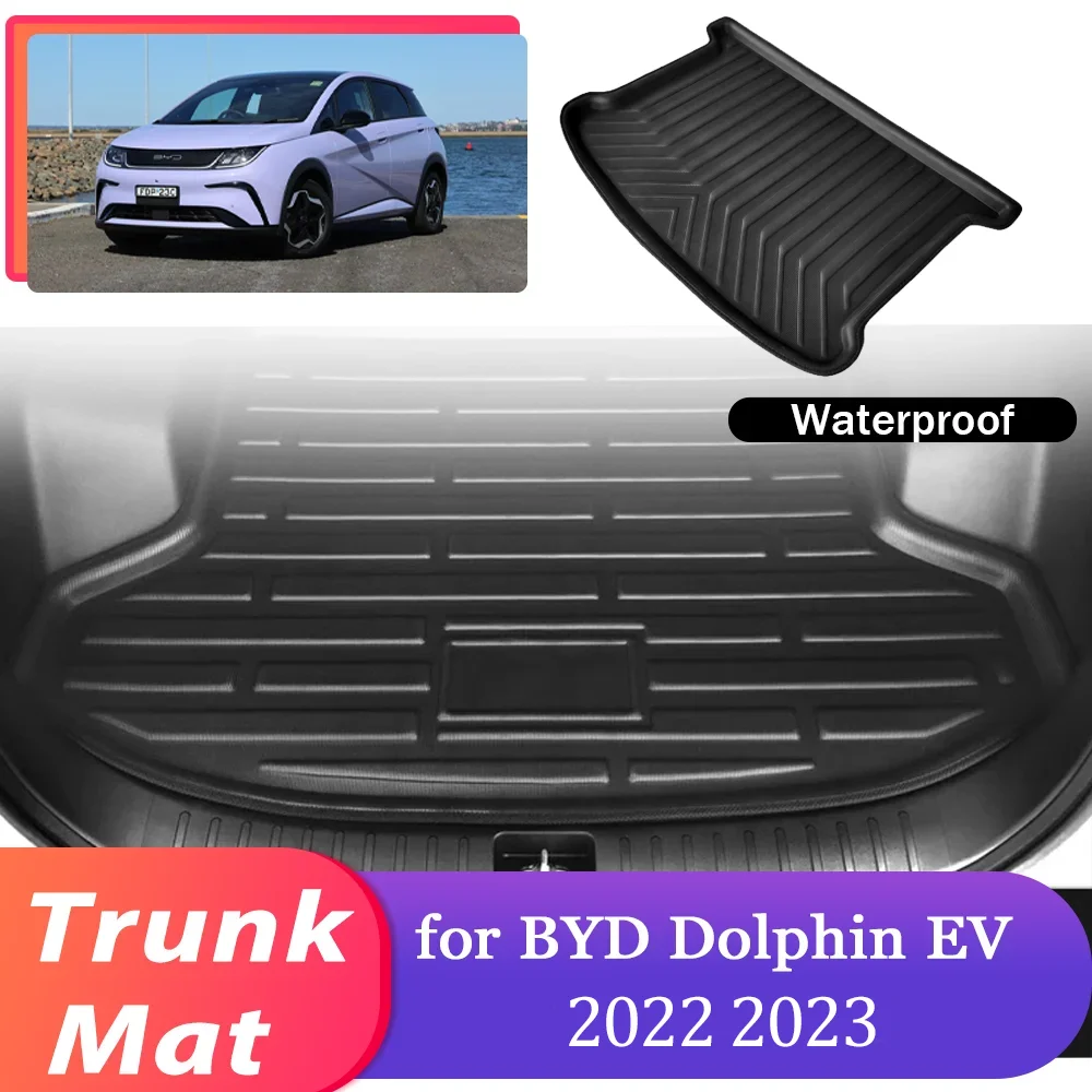

Car Trunk Mat for BYD Dolphin EV 2022 2023 EVA Waterproof Luggage Storage Rug Cargo Pad Liner Cover Carpet Accessories