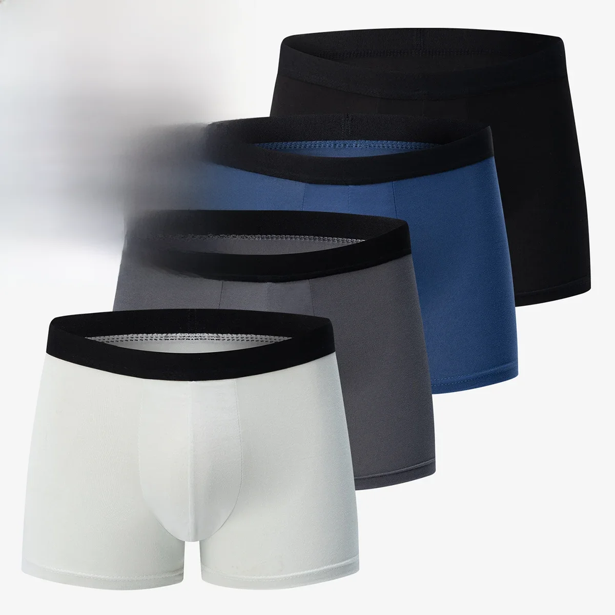 Lot de 4 boxers sexy, sous-vêtements, culotte, matière respirante, grande taille, Europe et Amérique