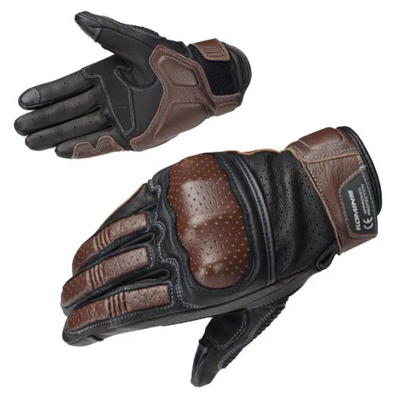 

Rider riding gloves motorbike men's four seasons sheepskin biker racing gloves riding shell protection gloves