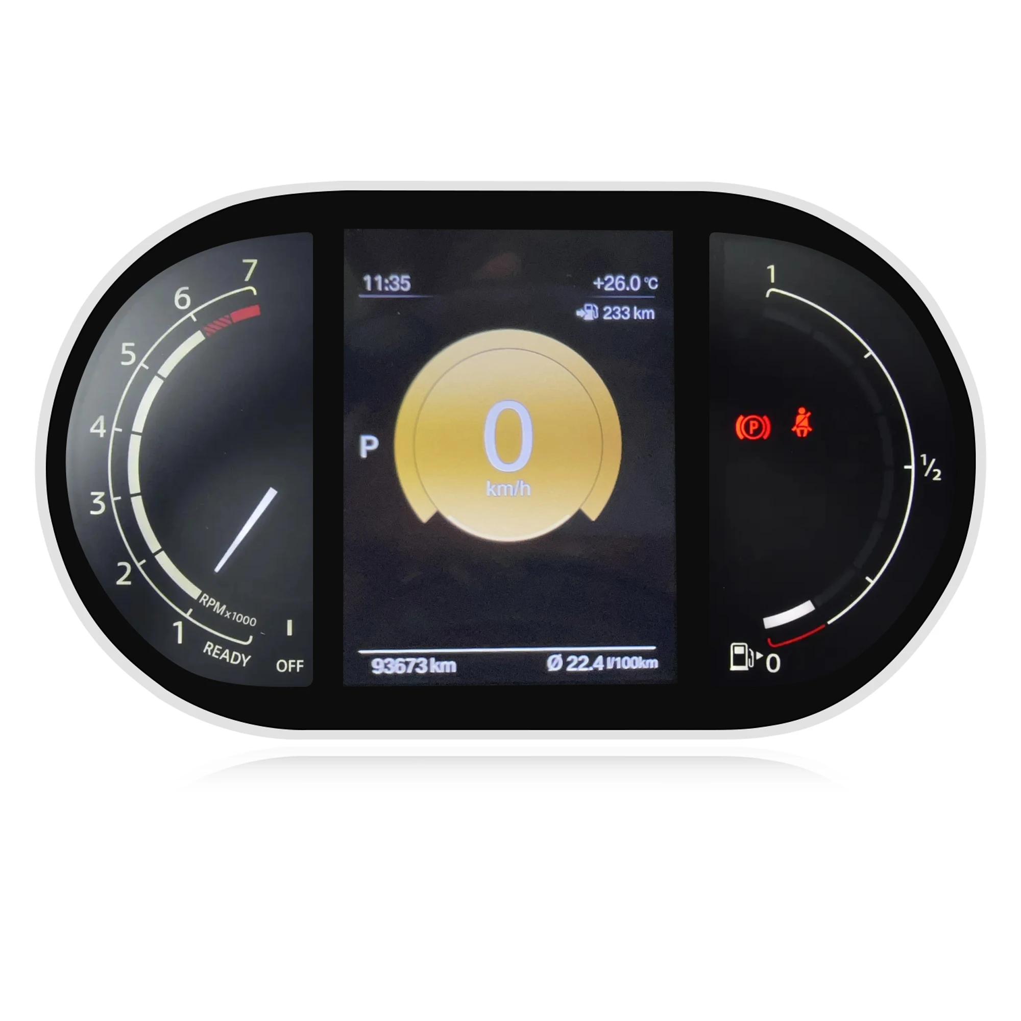 

5,5-дюймовая цифровая приборная панель с ЖК-дисплеем, спидометр, тахометр для BMW MINI F54 F55 F56 F57 F60 (без HUD)