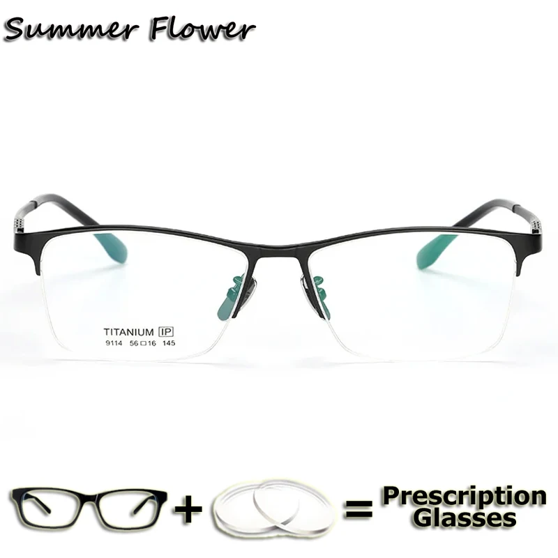 

Prescription Glasses Wide Men Optical Progressive Multifocal Lenses Recipe Eyeglasses Frames Myopia Eyewear Farsighted