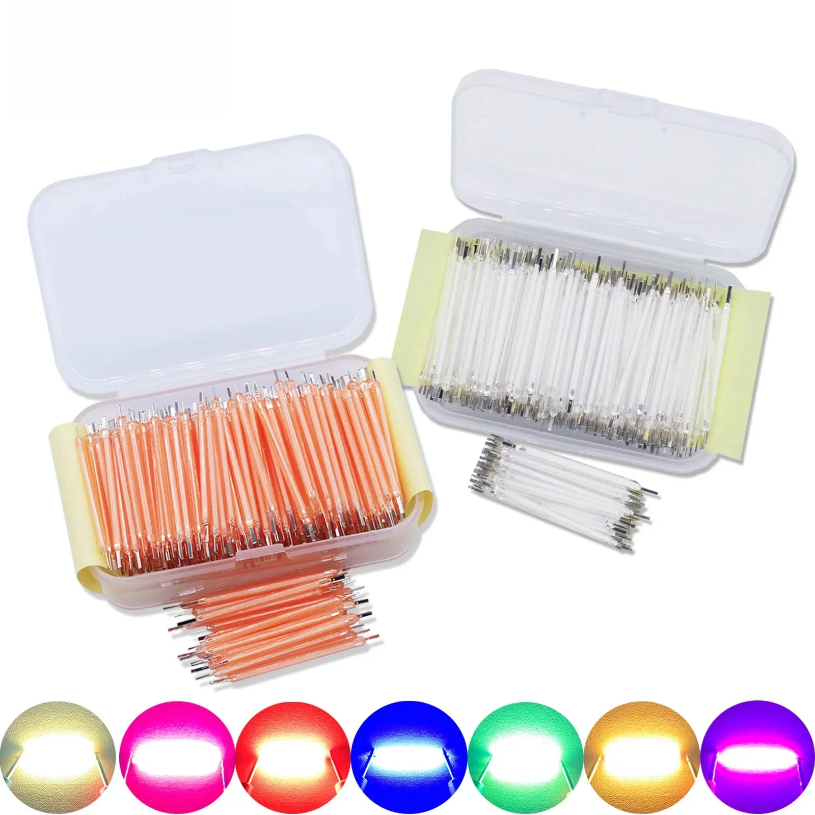 10 ~ 1200 pièces 3V Filament LED 38mm LEDS Edison ampoule décoration maison fête de mariage Camping éclairage Diod accessoires