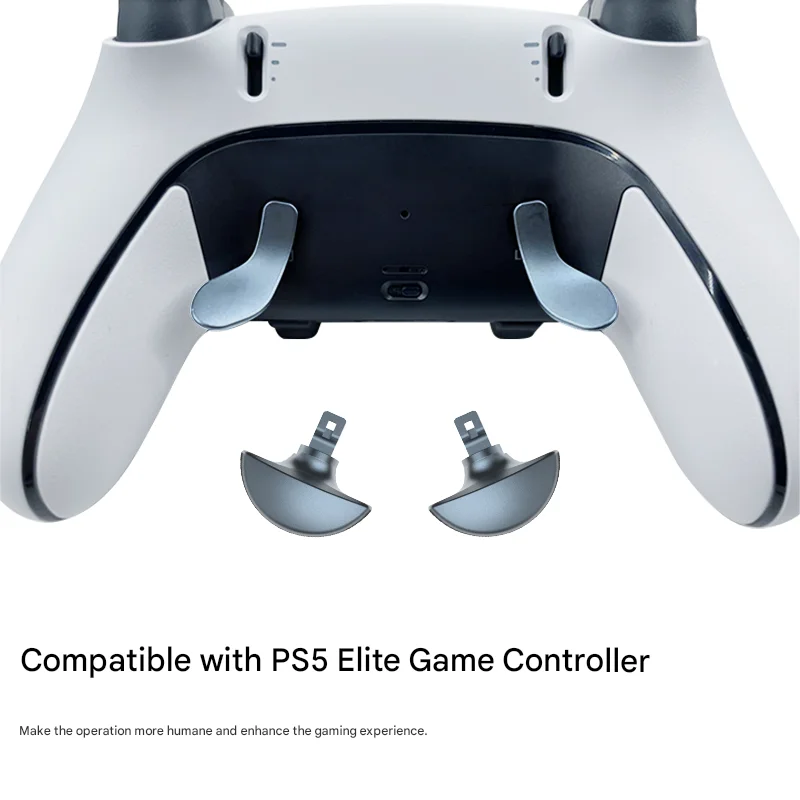 

Controller Metal Back Buttons for PS5 Edge Elite Controller Metal Paddles Gamepad Trigger Replacement Parts for Dualsense