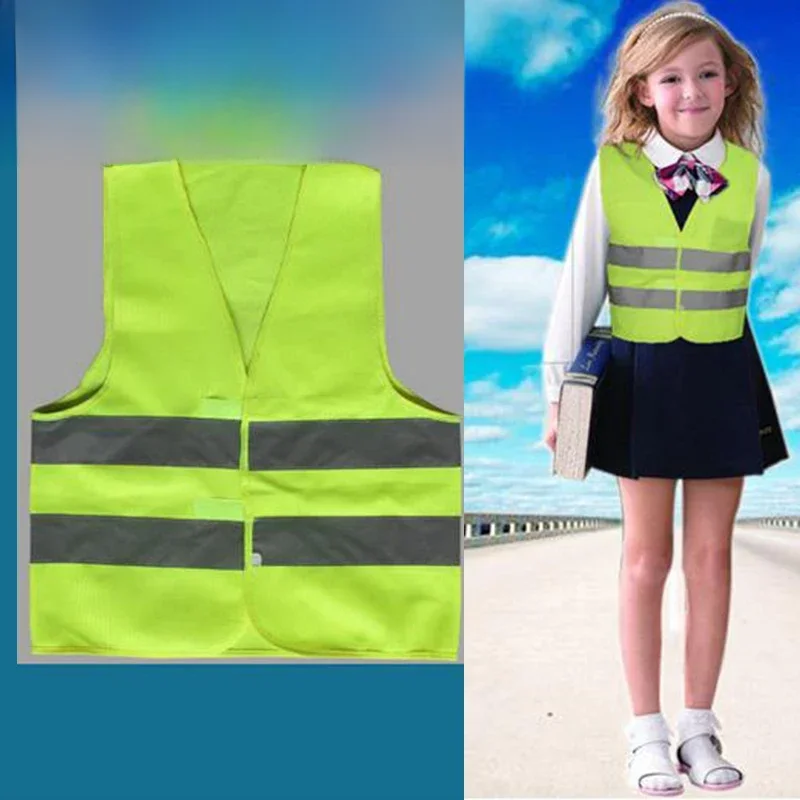 AliExpress High Visibility Pupil Child Student Reflective Traffic Vest Scooter Kids Cycling Safety Vest Jacket