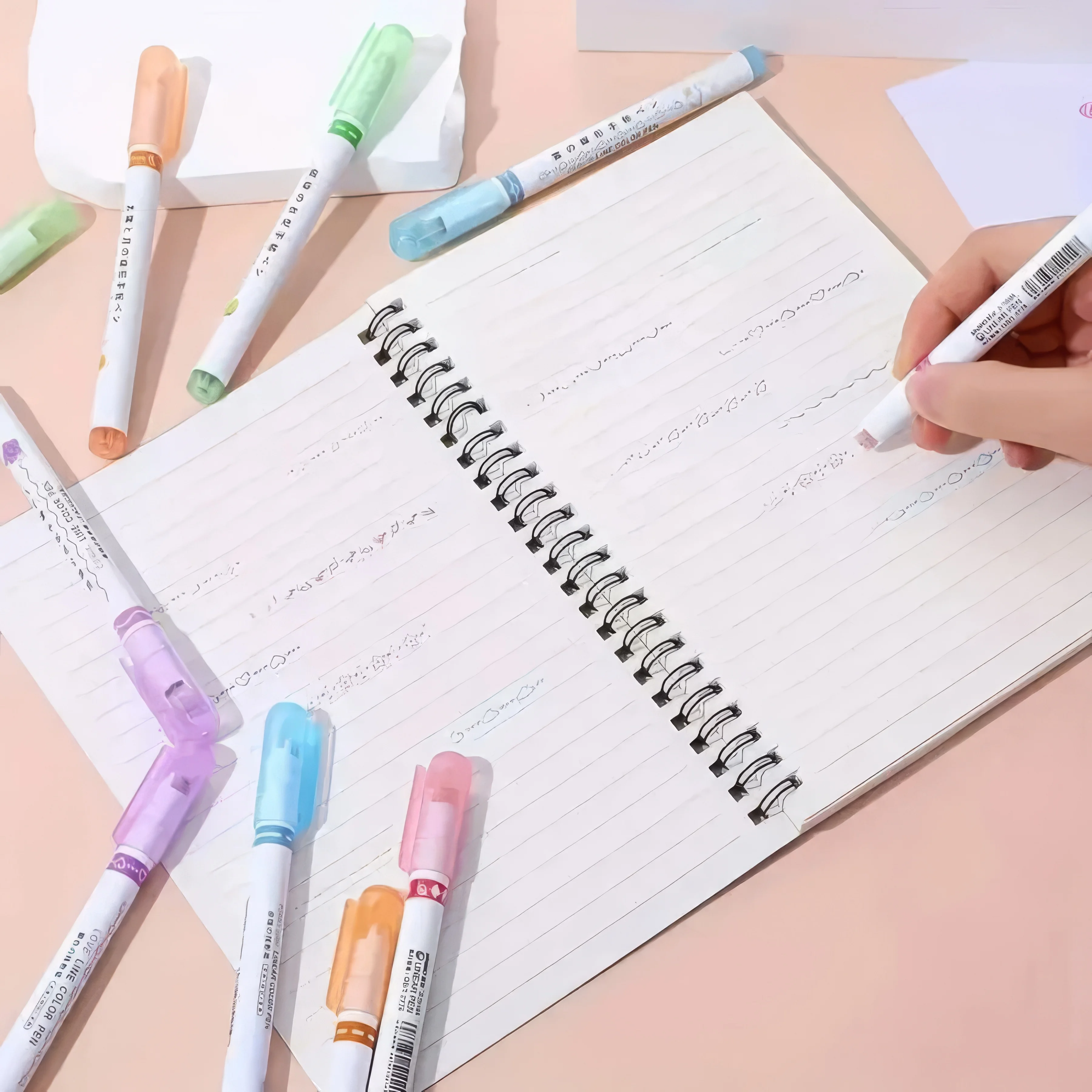 

3 Sets of 18 Contour Pens with Long-lasting Handwriting, Suitable for Hand Copying Newspapers and Posters