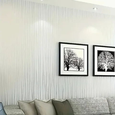 50 cm linne vattentät väggdekal självhäftande ark gör-det-själv-tapetrulle lämplig för kök sovrum vardagsrum badrum 6 best sales tapetrulle - №4