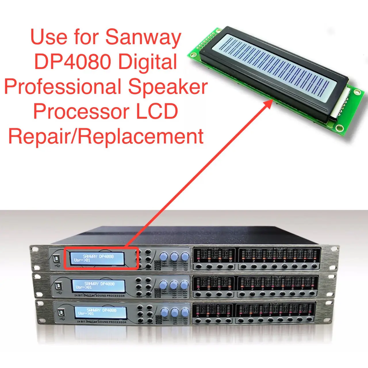 New Original Sanway DP4080 DA5004D  Screen Oled Lcd Display replacement and repair