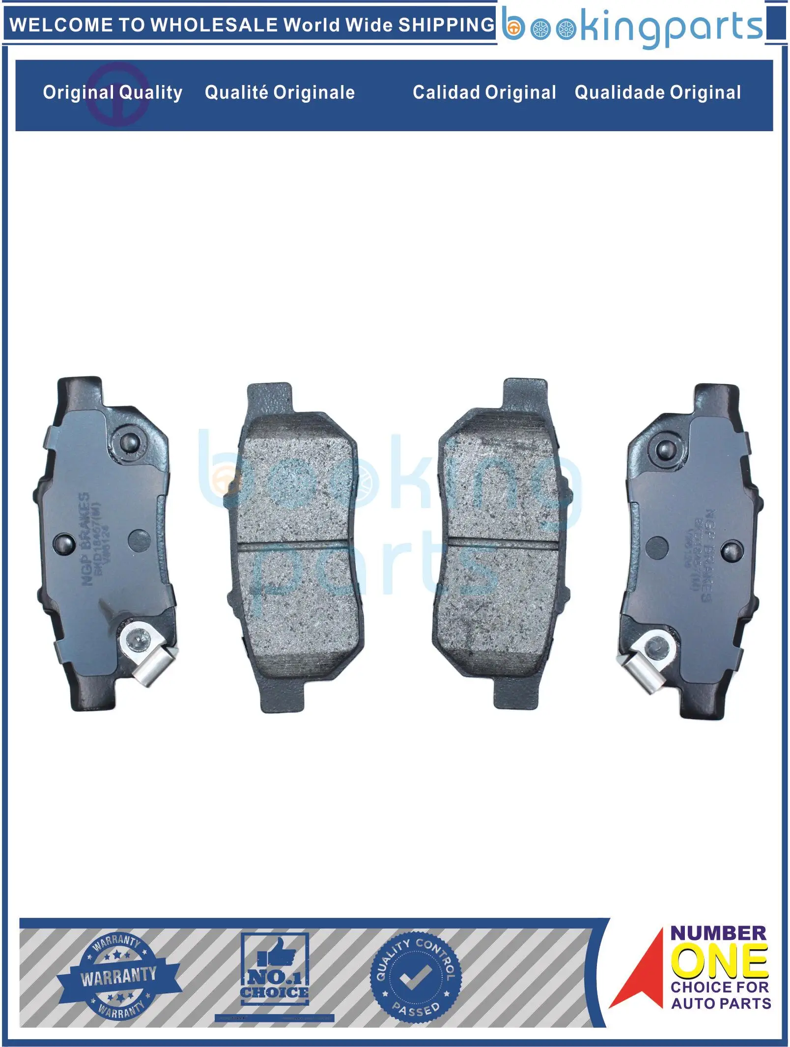 BKD18457(B),MD564 Brake Pad For HONDA FIT/JAZZ GD1/GD3/GE8,CITY GM 08- SUZUKI ALTO 98-02