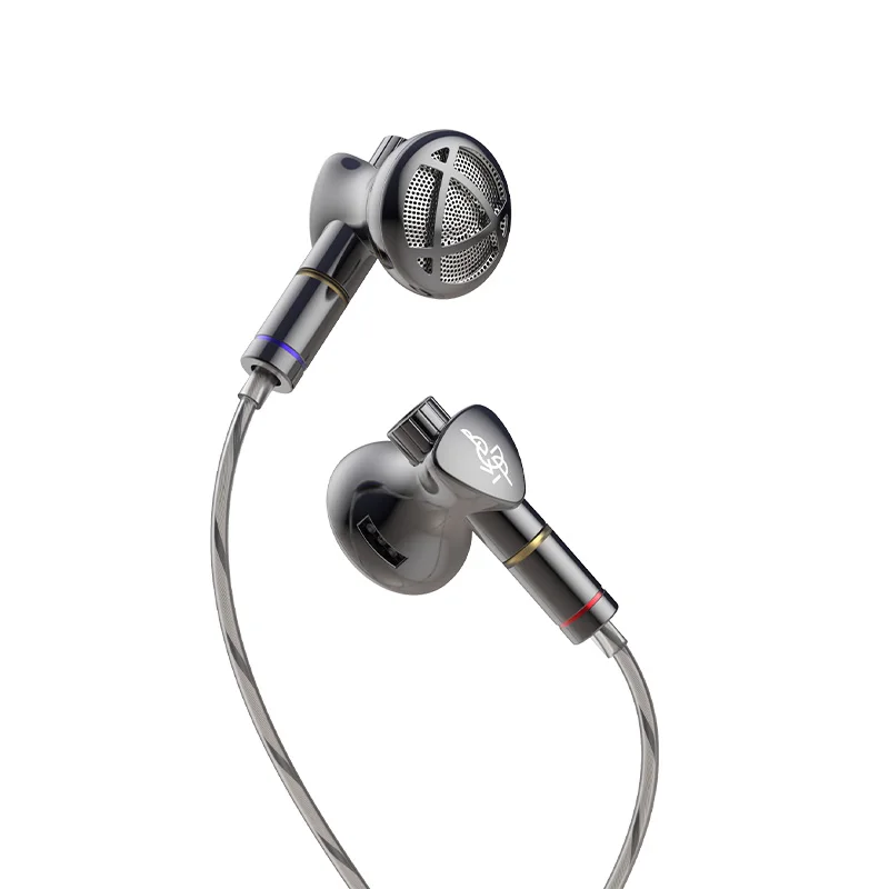 BGVP DX7 Flagship Tunable Flat Head Earbuds HIFI 2 in 1 Plug 3.5mm
