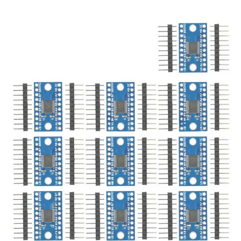1-10 sztuk TXS0108E moduł dwukierunkowy zmiany biegów logicznych 3.3V 5V 8-kanałowy moduł tłumaczenia poziomu napięcia dla Raspberry Pi — zdjęcie 2