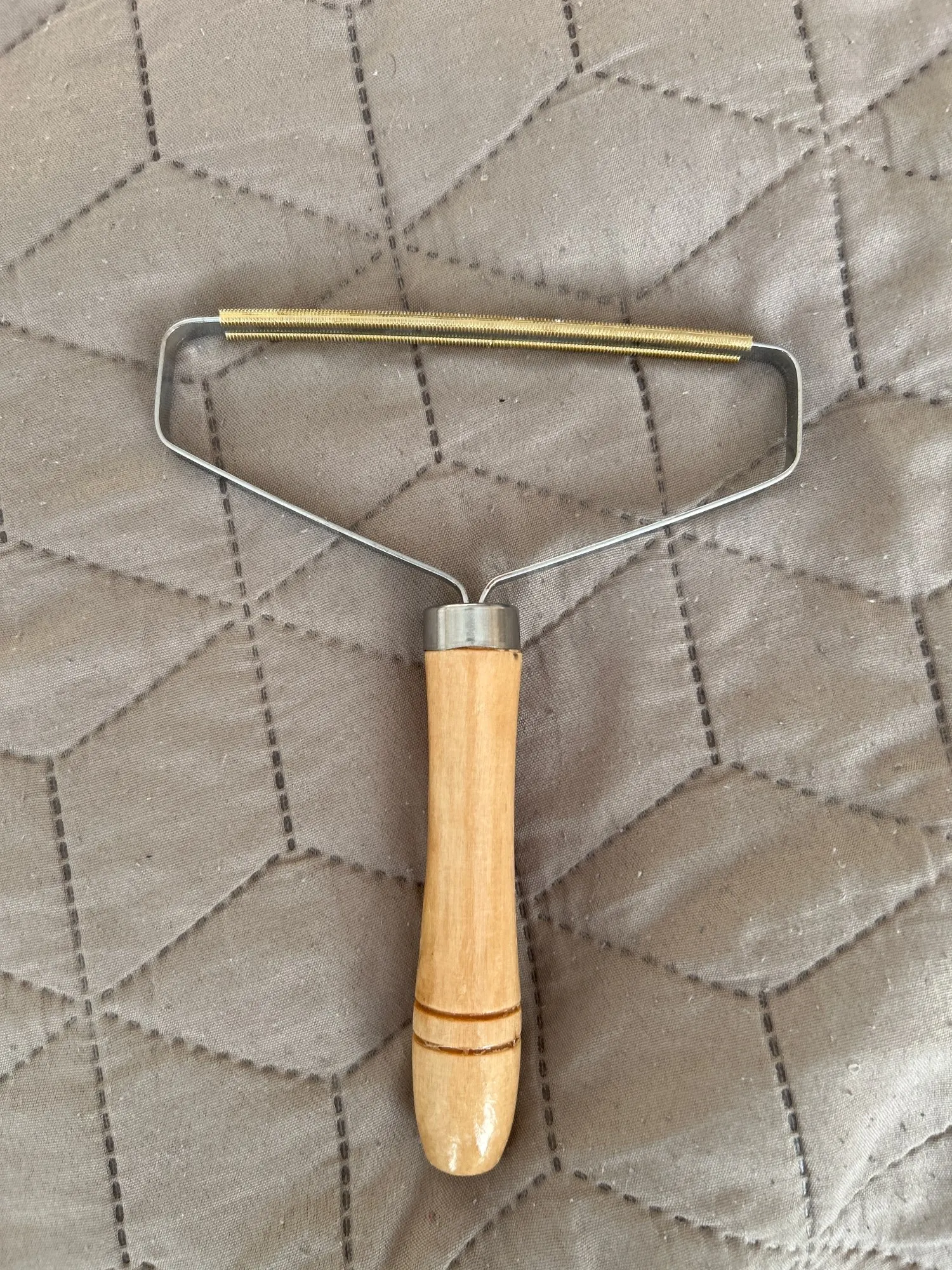 Customer review photo for Manual Pet Hair & Lint Remover Brush