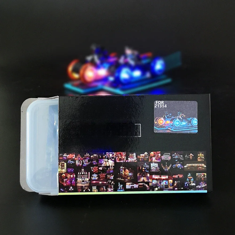 AliExpress BrickSoul Led Light  Kit For 21314 Tron Legacy Light Cycles Racing Motor Bike Lightstream  DIY Toys Set (Not Included Building Blocks)