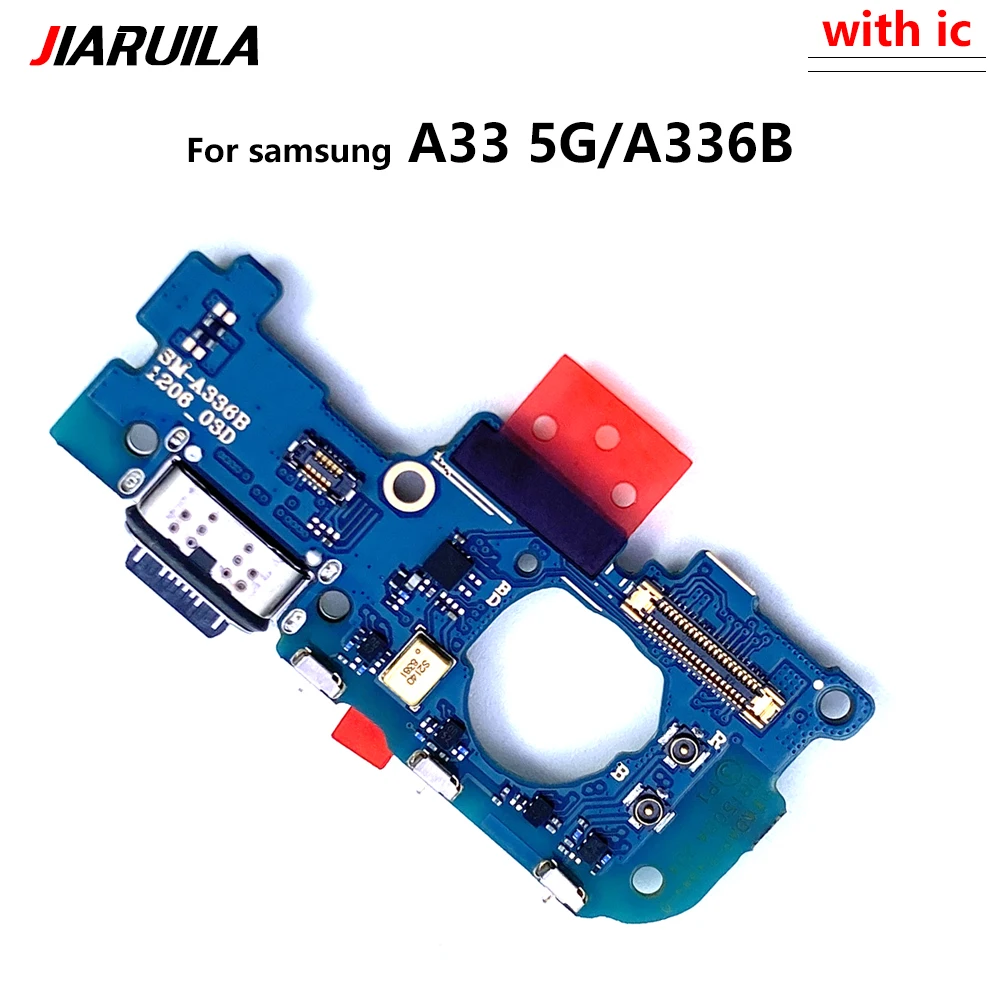 5 Pcs USB Charger Port Jack Dock Connector Flex Cable For Samsung A33 5G A336B Charging Board Module