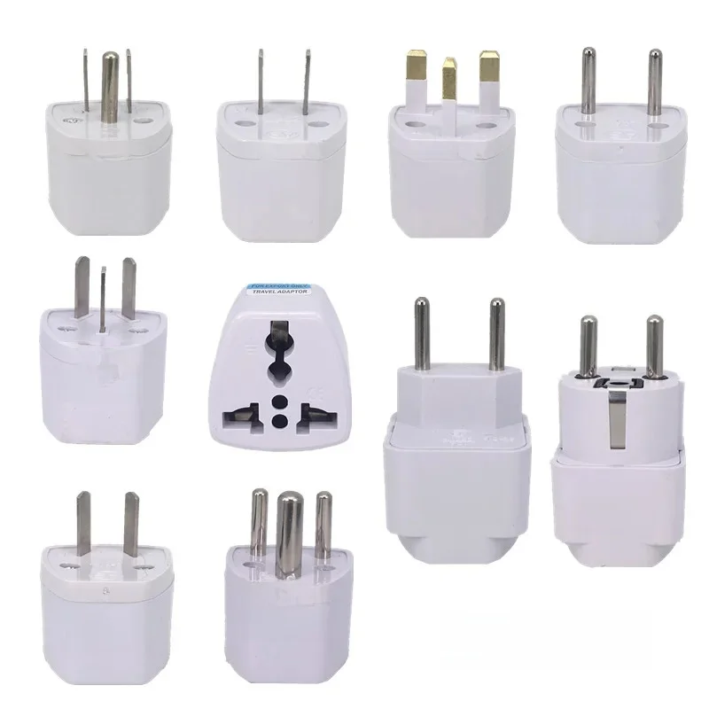 Adaptateur de prise de courant universel Kr américain européen AU EU vers US UK, adaptateur de voyage USA israélien brésil, convertisseur de prise japon corée