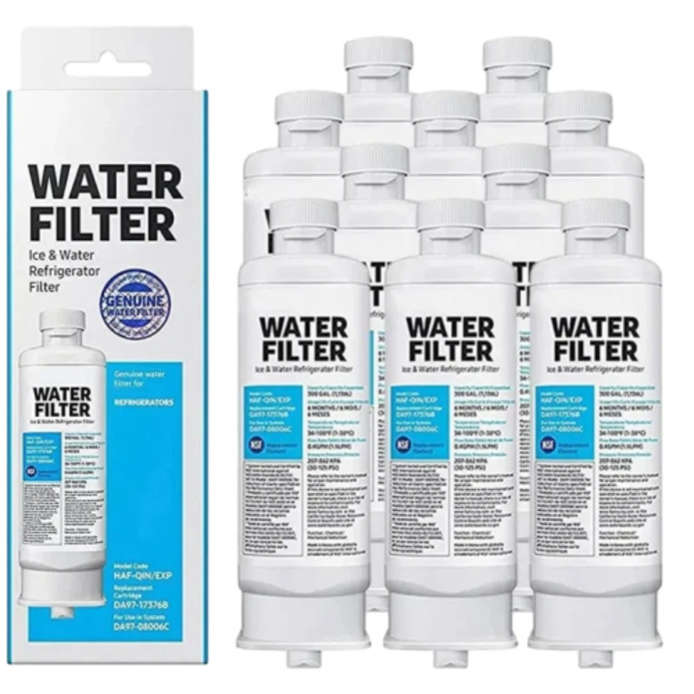 10er-Pack Kühlschrank-Wasserfilter, passend für Samsung DA97-17376B HAF-QIN EXP DA97-08006C, kompatibles Ersatzsystem